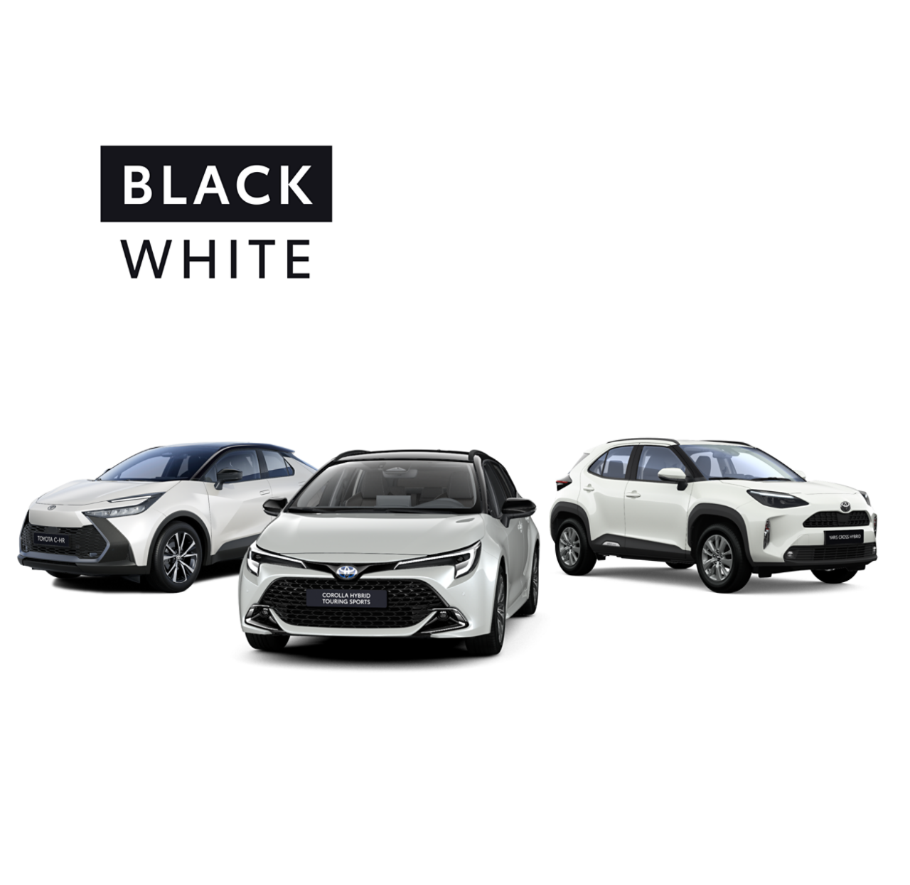 Toyota Black & White Angebote mit verschiedenen Modellen